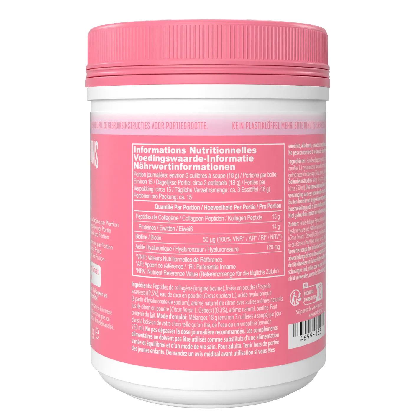 Vital Proteins Beauty Collageen - Aardbei Citroen (271 gr) - image 3