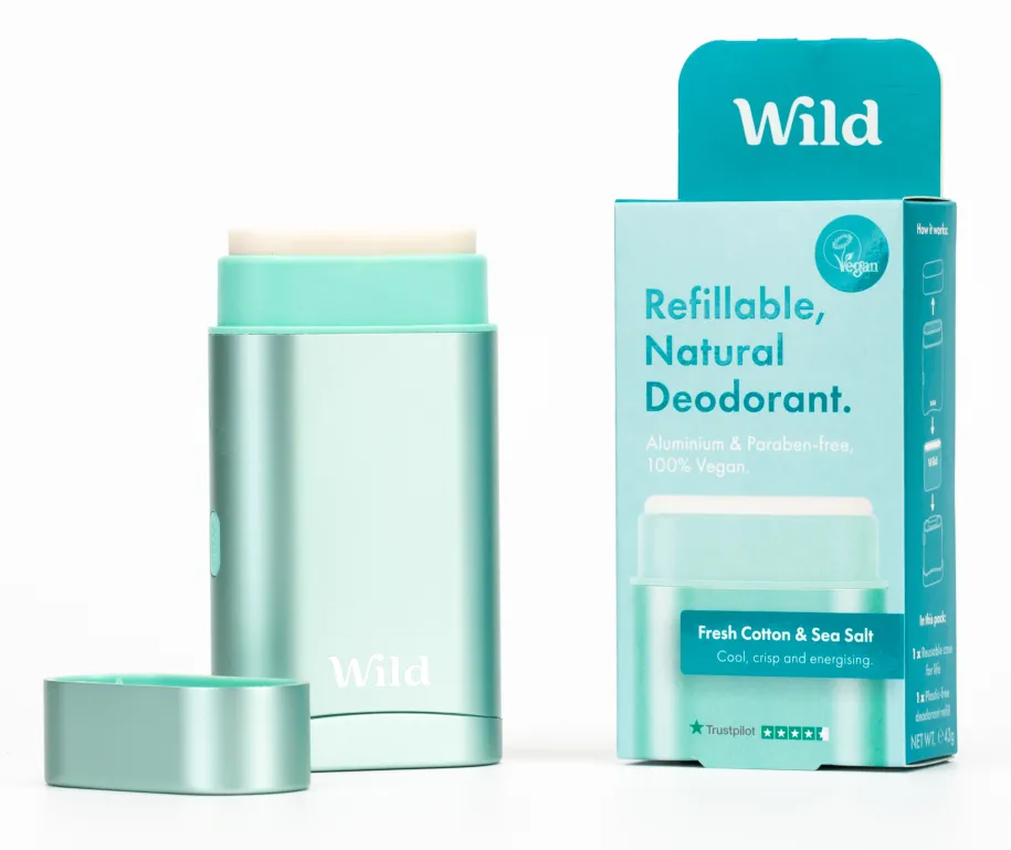 Wild Deodorant - Fresh Cotton/sea Salt (40 gr)