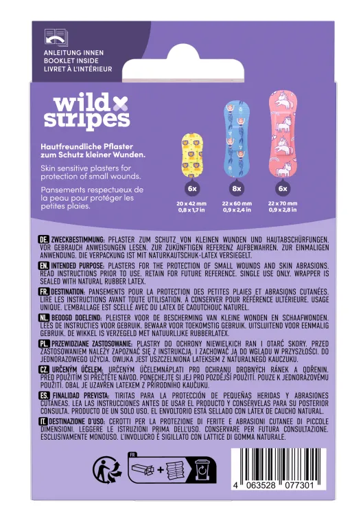 Wild Stripes Pleister Kinder Fantasy (20 stuks)
