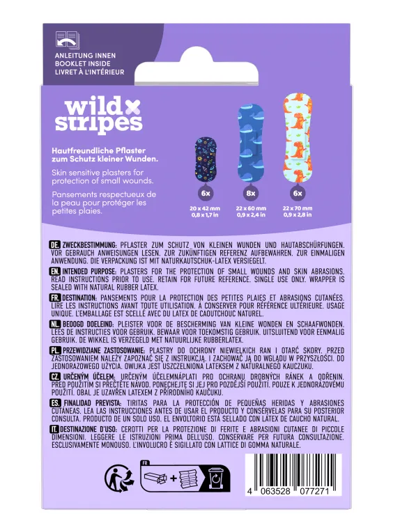 Wild Stripes Pleister Kinder Space (20 stuks)