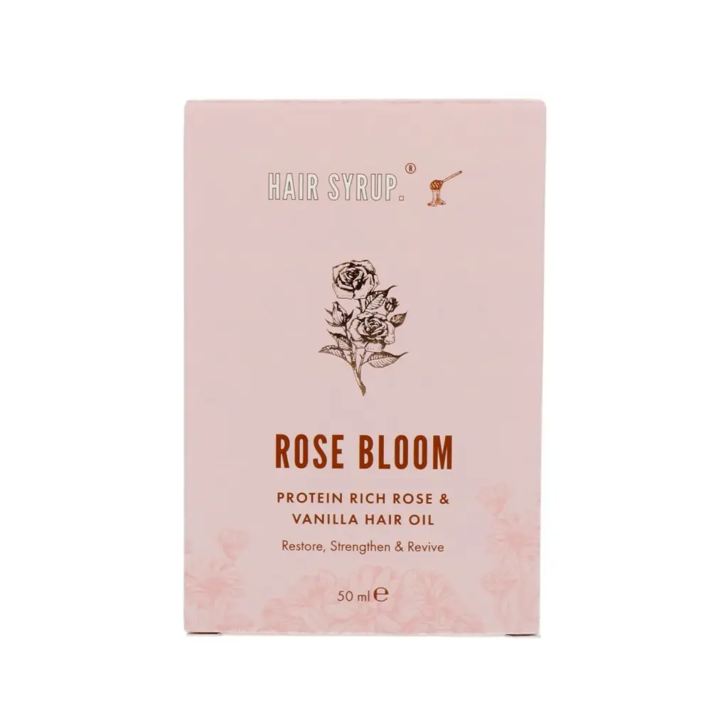 Hair Syrup Leave In Oil Rose Bloom  (50 ml)