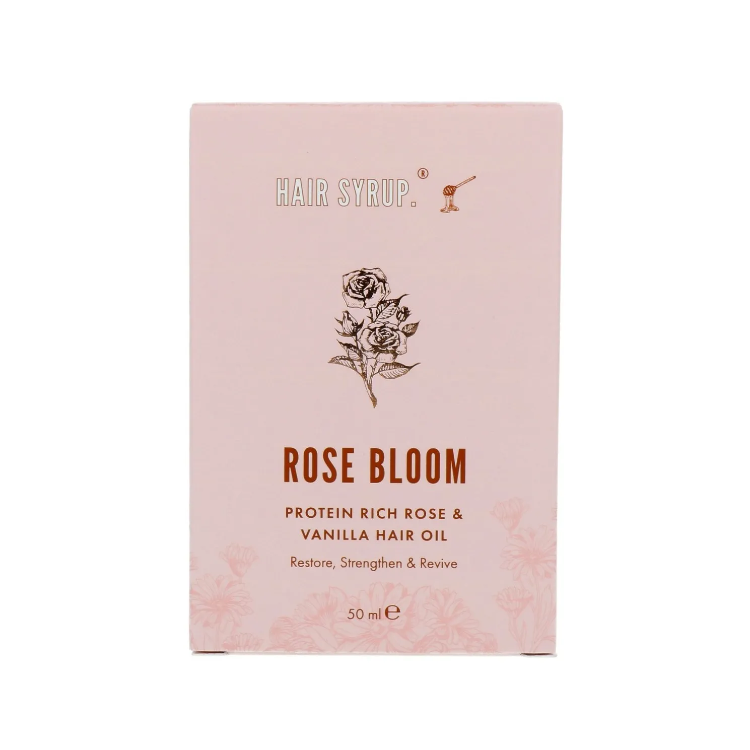 Hair Syrup Leave In Oil Rose Bloom  (50 ml)
