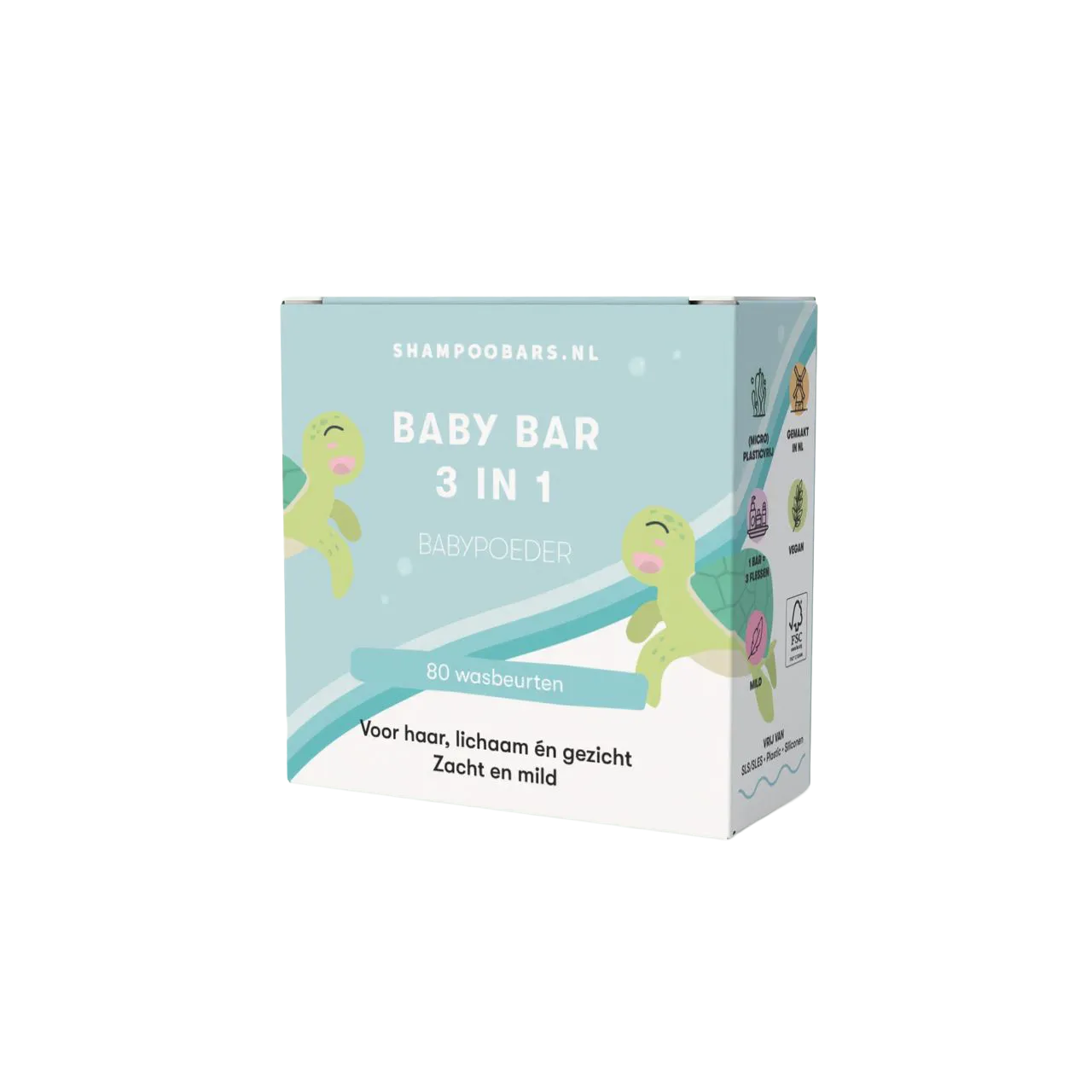 ShampooBars 3-in-1 Baby Bar Babypoeder