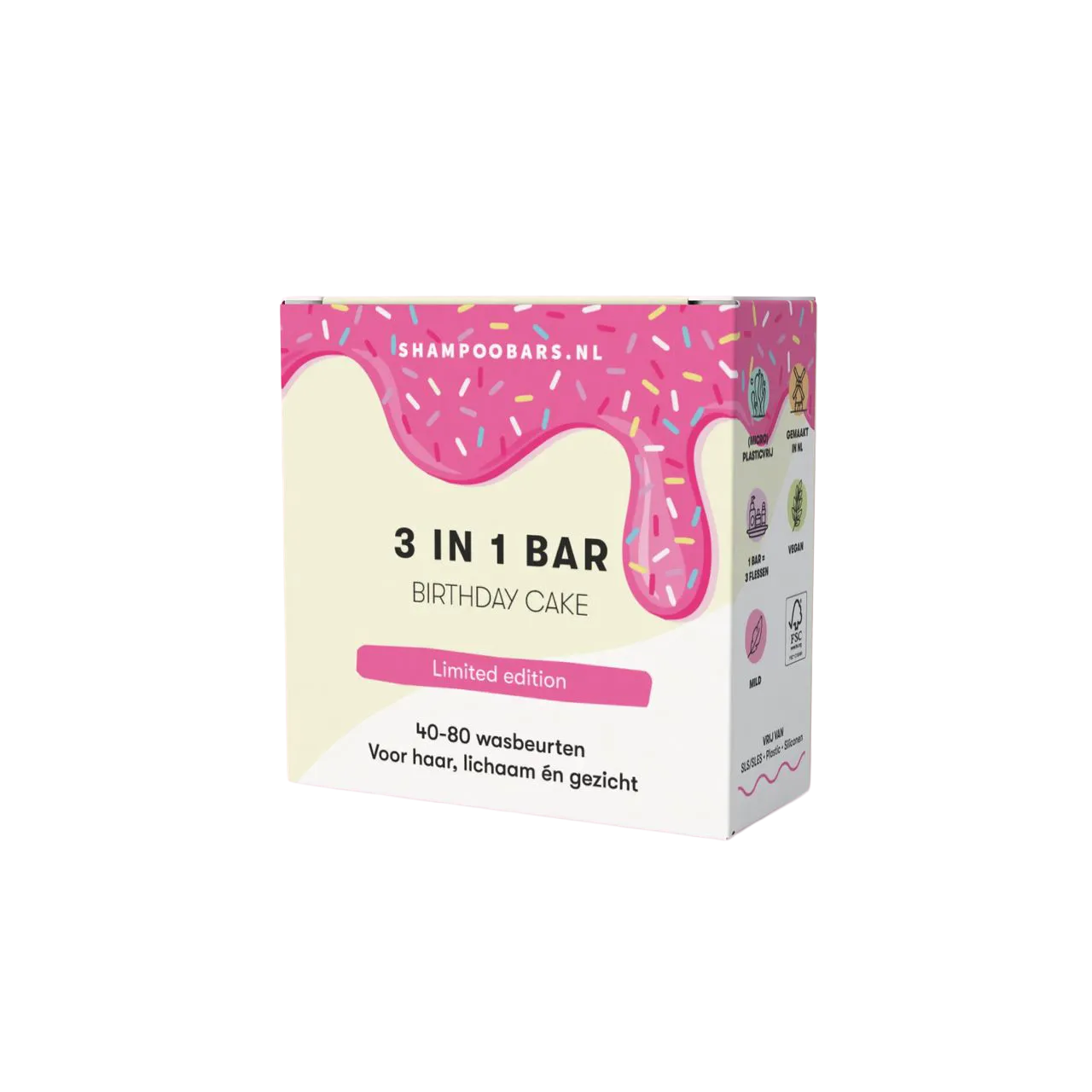 ShampooBars 3-in-1 Birthday Cake Bar