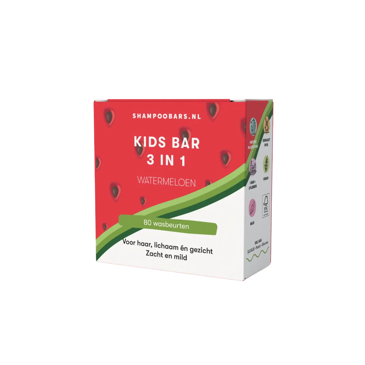ShampooBars 3-in-1 Kids Bar Watermeloen