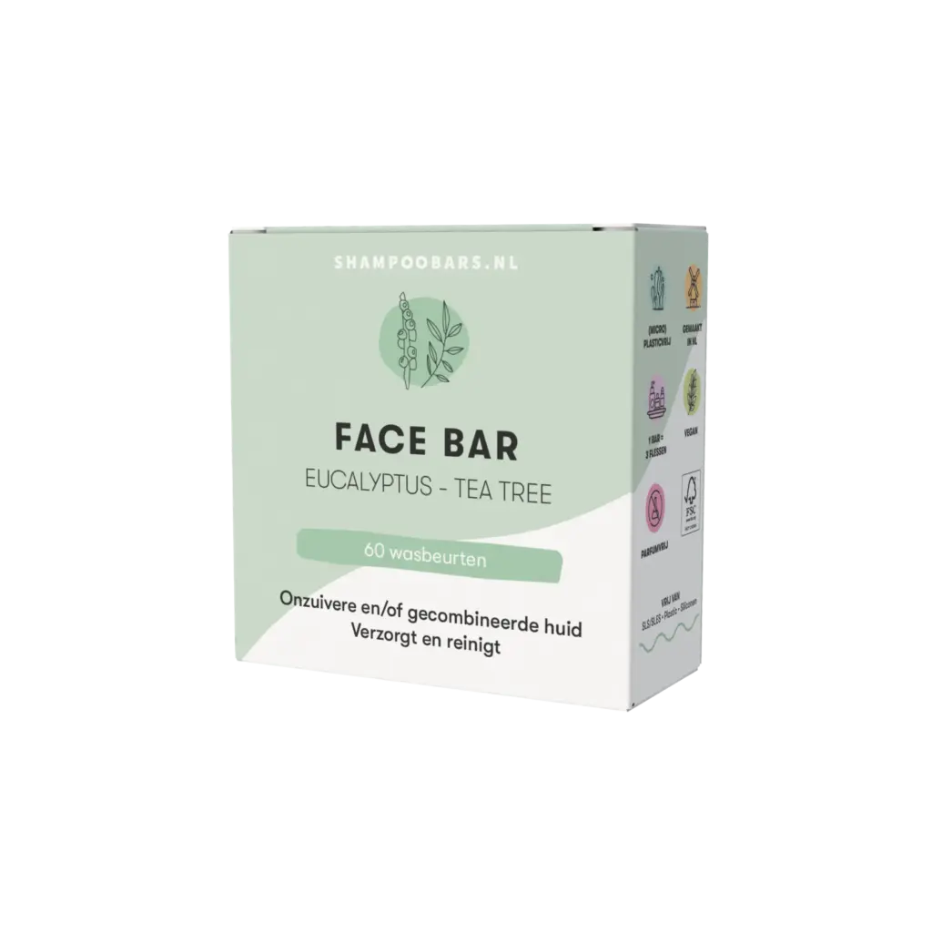 ShampooBars Face Bar Eucalyptus-Tea Tree