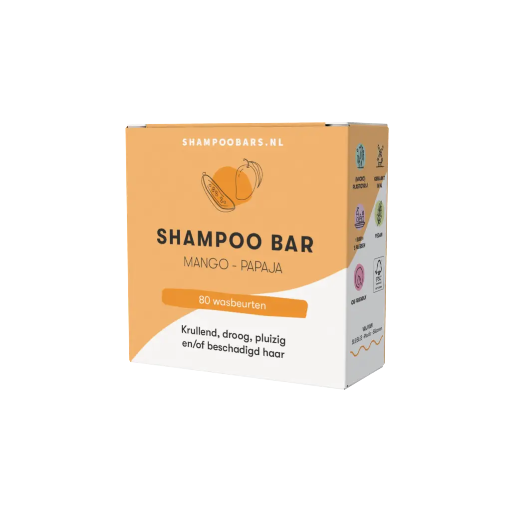 ShampooBars Shampoo Bar Mango-Papaja