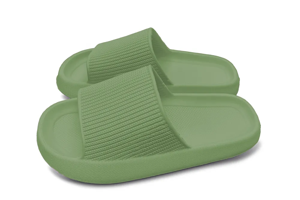 Lucovitaal Zomer Badslipper 39-40 Olijfgroen (1 paar)