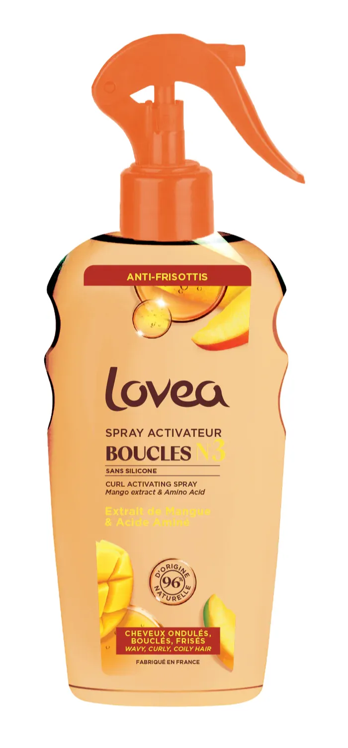 Lovea Curl Activating Spray Mango Extract & Amino Acid (200 ml)