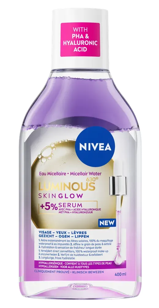 Nivea Luminous630 Skin Glow Micellair Water (400 ml)