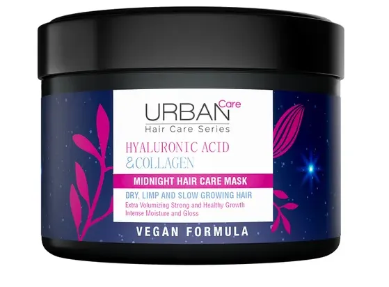 Urban Care Hyaluronic Acid & Collagen Midnight Hair Care Mask (50 ml)