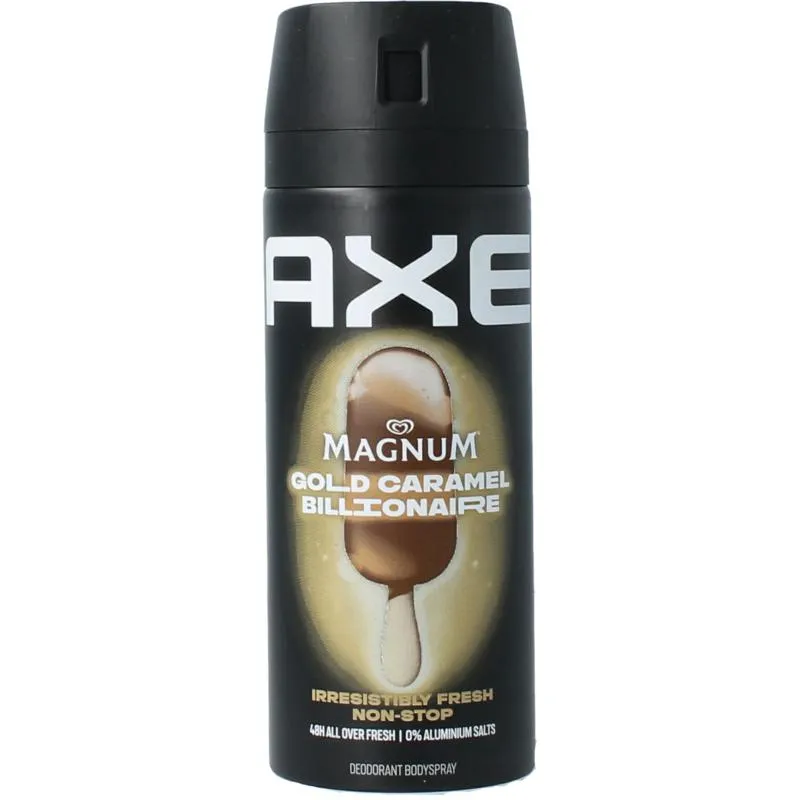 AXE Deodorant Bodyspray Magnum Gold Caramel (150 ml)