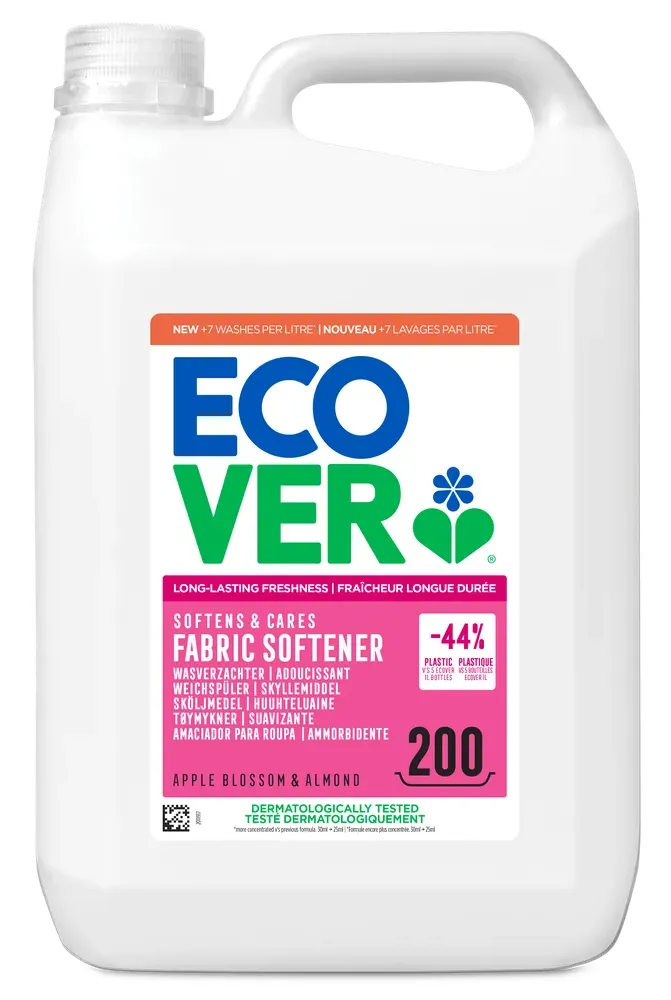 Ecover Wasverzachter Appelbloesem & Amandel Navulling 5lt (5000 ml)