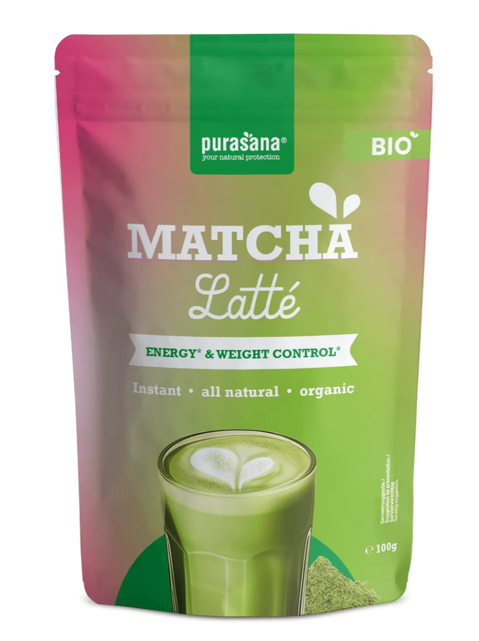 Purasana Matcha Latté Poeder (100 gr)