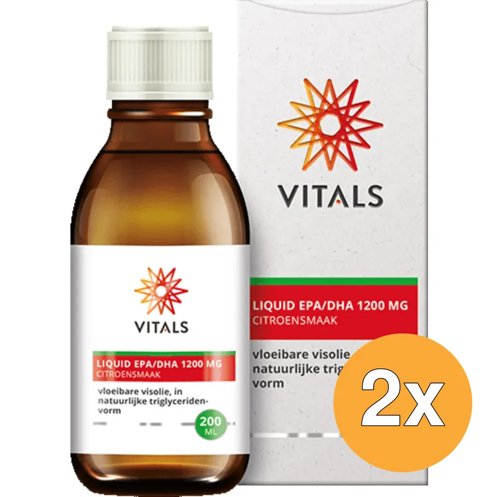 2x Vitals Liquid EPA/DHA 1200 mg (200 ml)