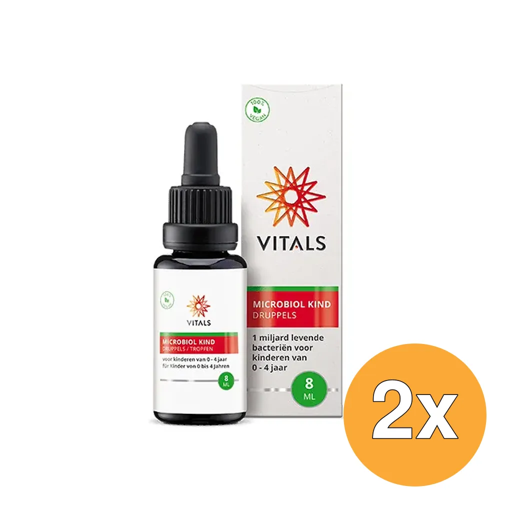 2x Vitals Microbiol kind 0-4 jaar (8 ml)
