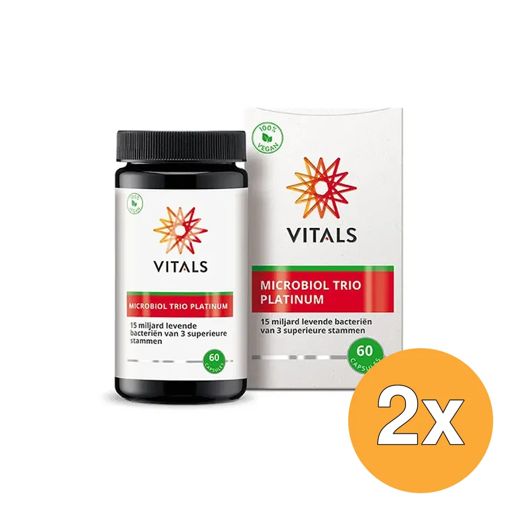 2x Vitals Microbiol trio platinum (60 capsules)