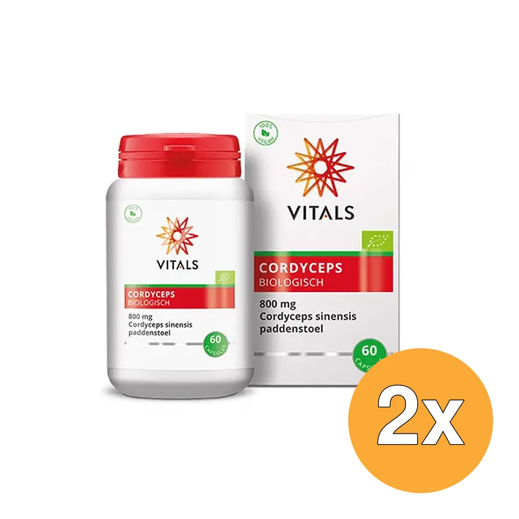 2x Vitals Cordyceps bio (60 capsules)