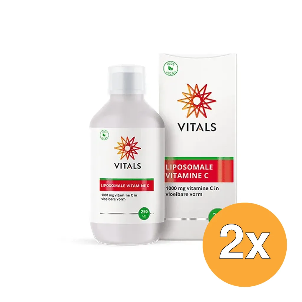 2x Vitals Liposomale Vitamine C (250 ml)