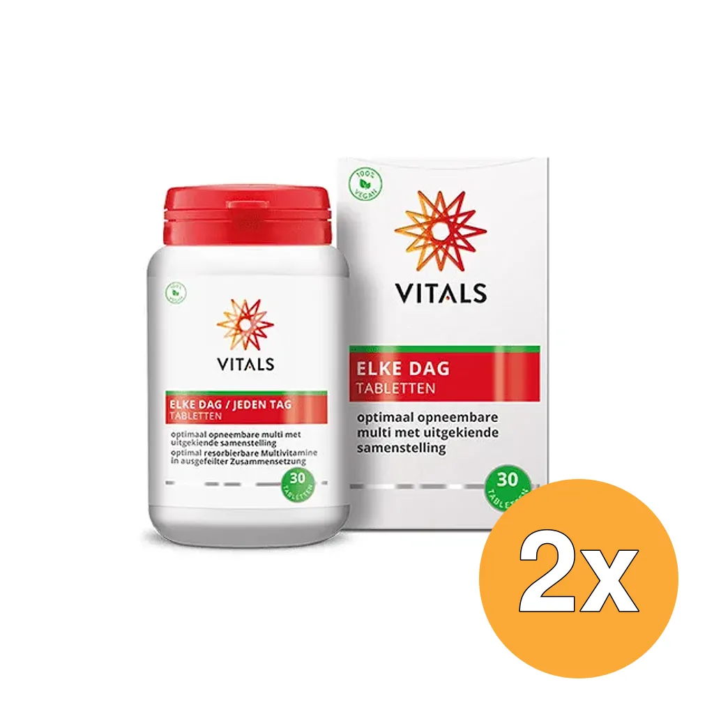 2x Vitals Elke dag (30 tabletten)