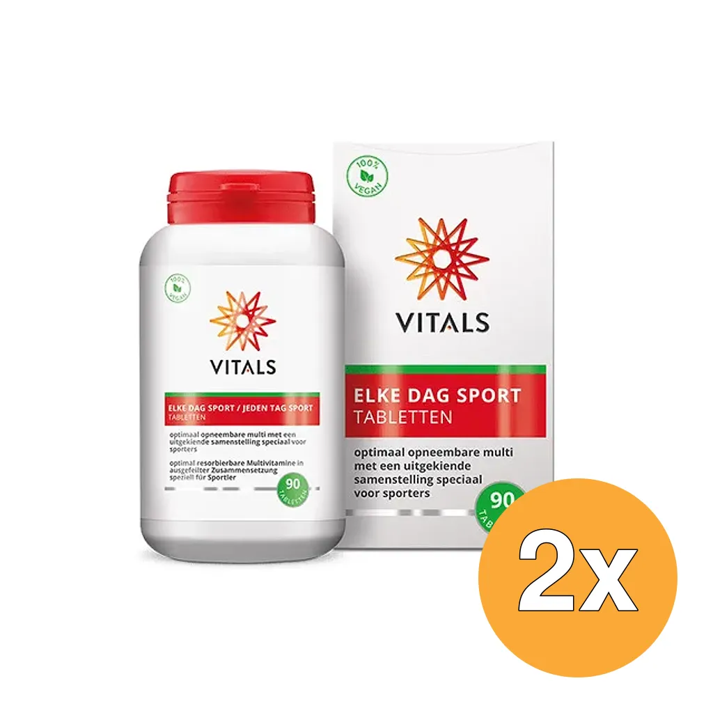 2x Vitals Elke dag sport (90 tabletten)