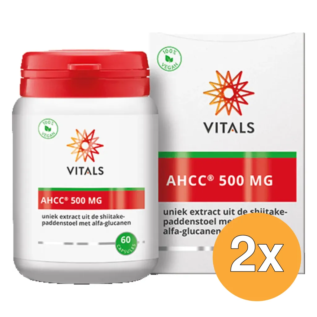 2x Vitals AHCC 500mg (60 capsules)