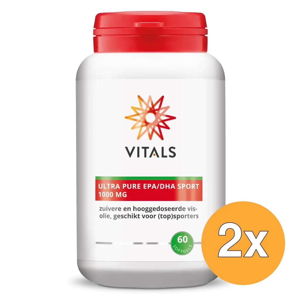2x Vitals Ultra Pure EPA/DHA Sport 1000MG (60 softgels)
