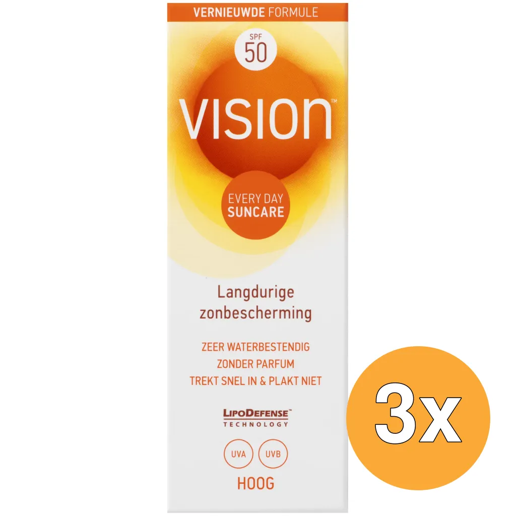 3x Vision Every Day Sun Protection SPF50 (45 ml)