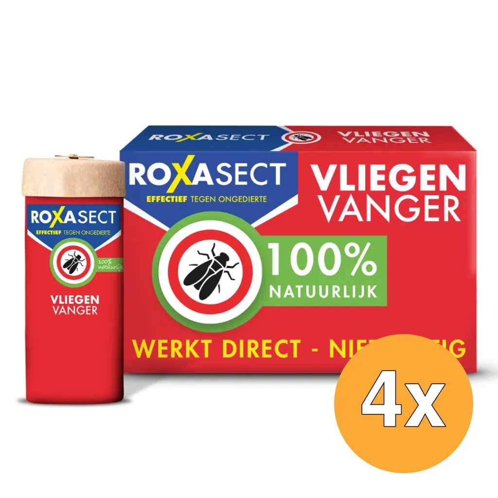 4x Roxasect Vliegenvanger (4 stuks)