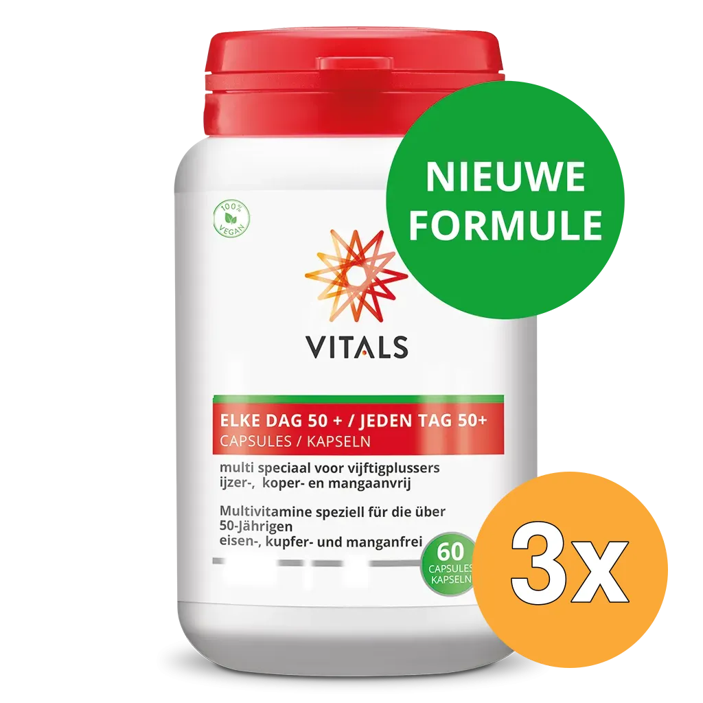 3x Vitals Elke Dag 50+ (60 capsules)