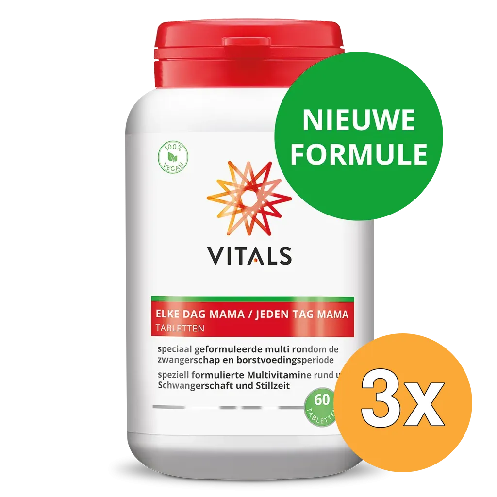 3x Vitals Elke Dag Mama (60 tabletten)