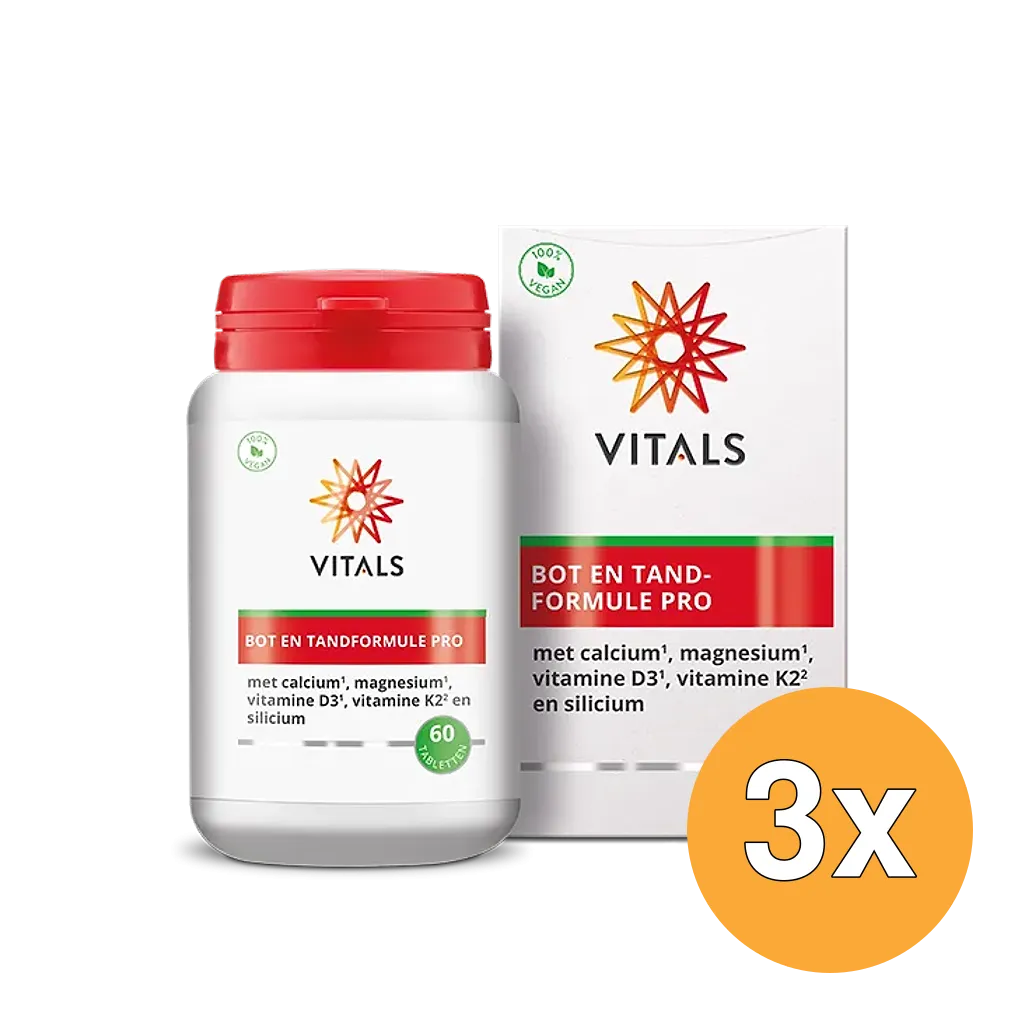 3x Vitals Bot en Tandformule Pro (60 tabletten)