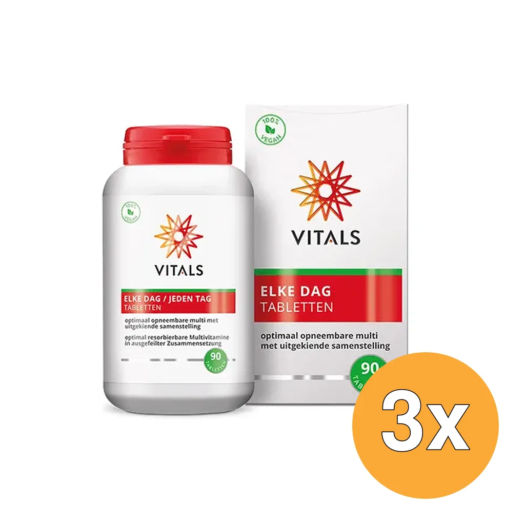 3x Vitals Elke dag (90 tabletten)