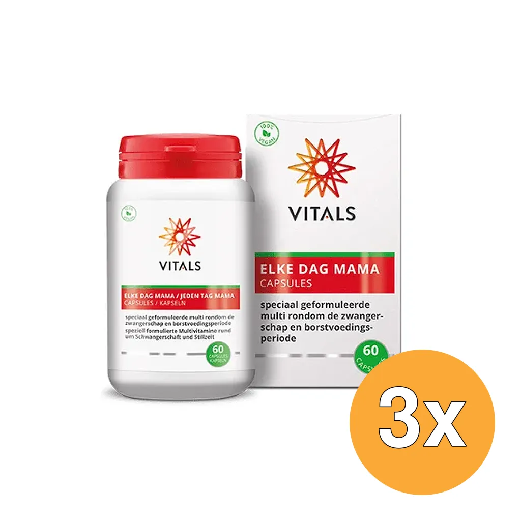 3x Vitals Elke dag mama (60 capsules)