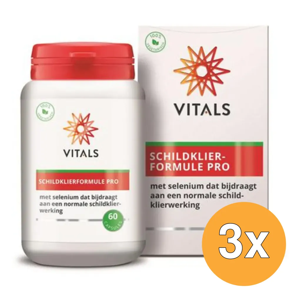3x Vitals Schildklierformule Pro (60 capsules)