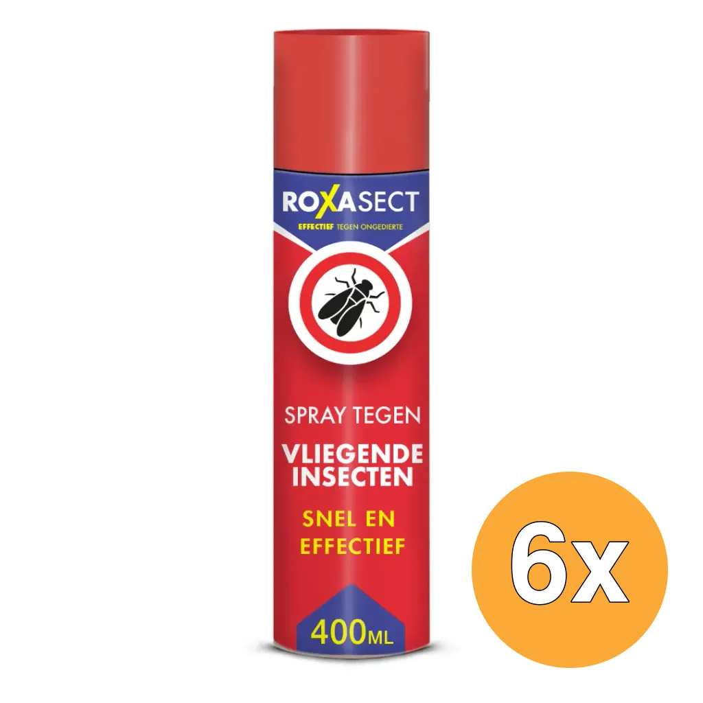 6x Roxasect Spuitbus vliegende insecten (400 ml)