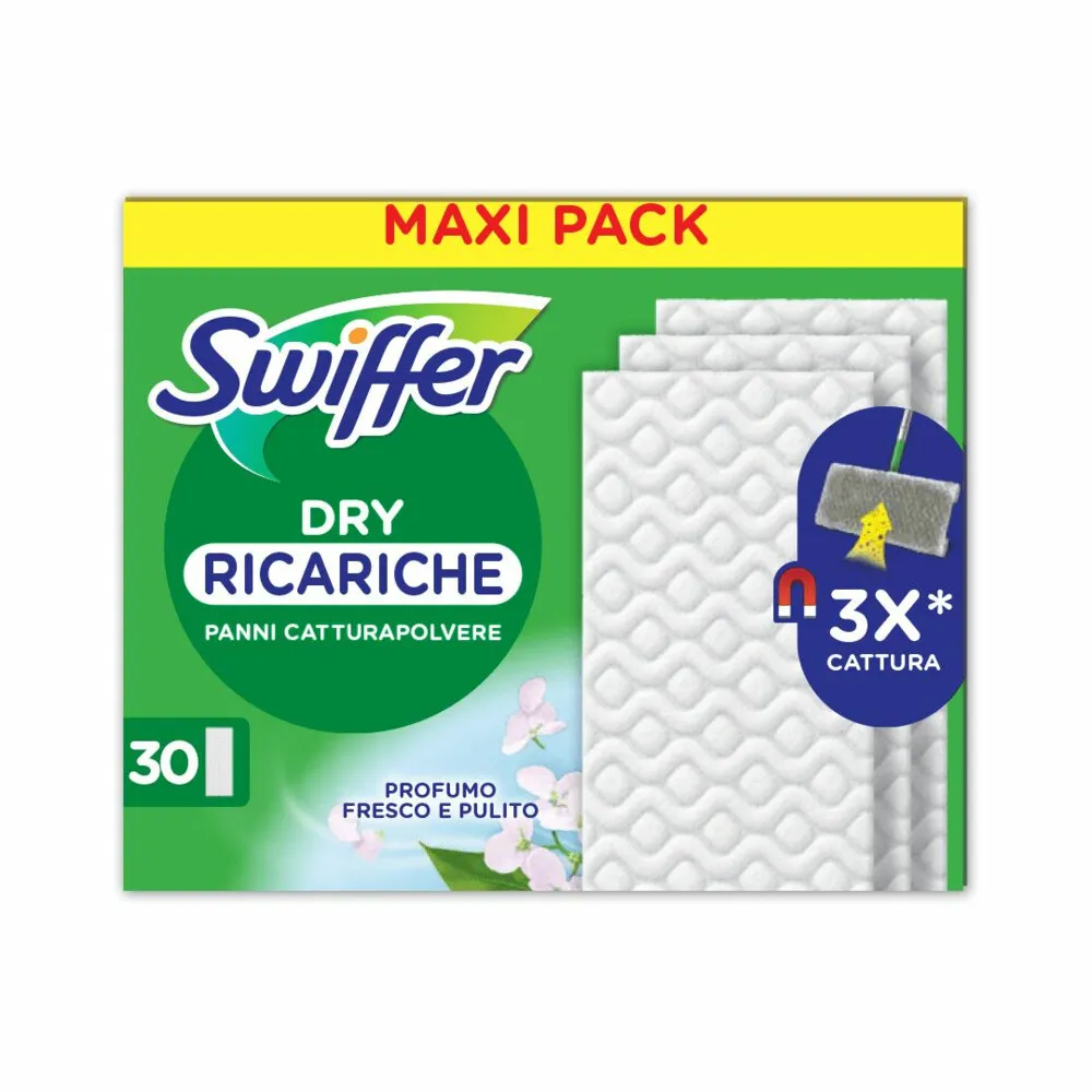 Swiffer Dry Refills - navulling clean & fresh  (30 stuks)
