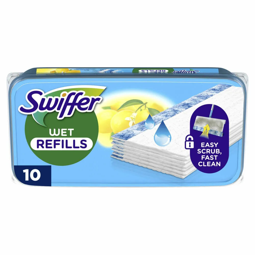 Swiffer Sweeper Wet Vloerdoekjes Navul Citrus (10 stuks)