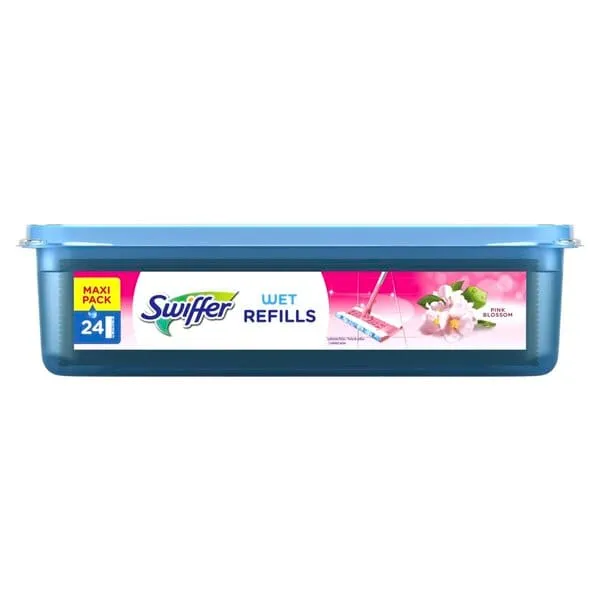 Swiffer Vloerdoekjes Nat Pink Blossom (24 stuks)
