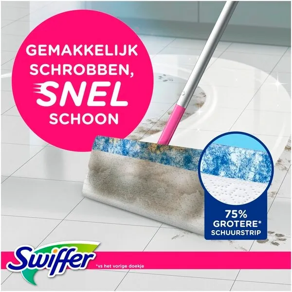 Swiffer Vloerdoekjes Nat Pink Blossom (24 stuks) - image 3