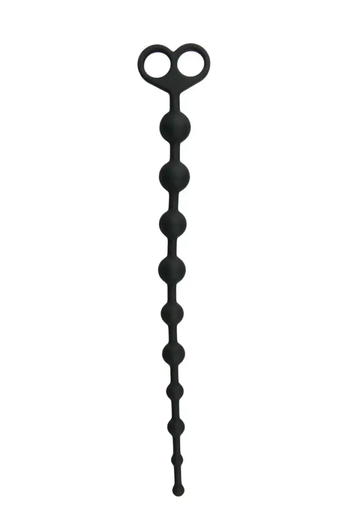 Easytoys Anal Collection - Long Anal Beads Zwart (1 stuk)