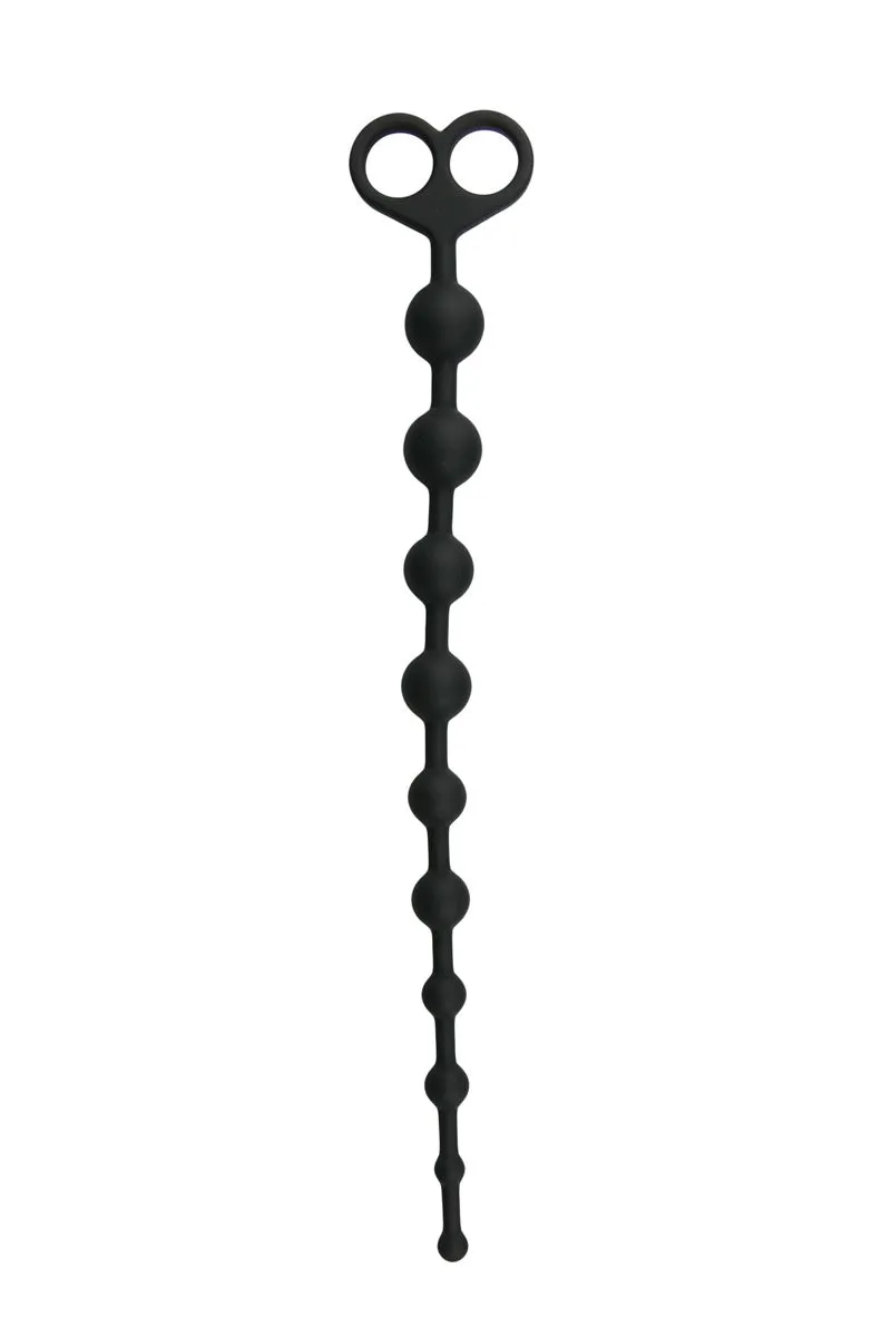 Easytoys Anal Collection - Long Anal Beads Zwart (1 stuk)