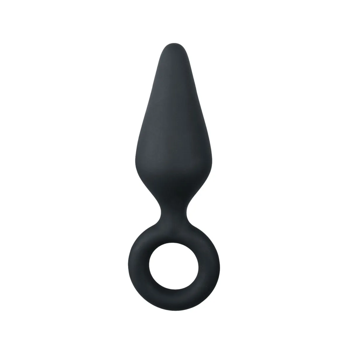 Easytoys Anal Collection - Buttplug with Pull Ring Small Zwart (1 stuk)