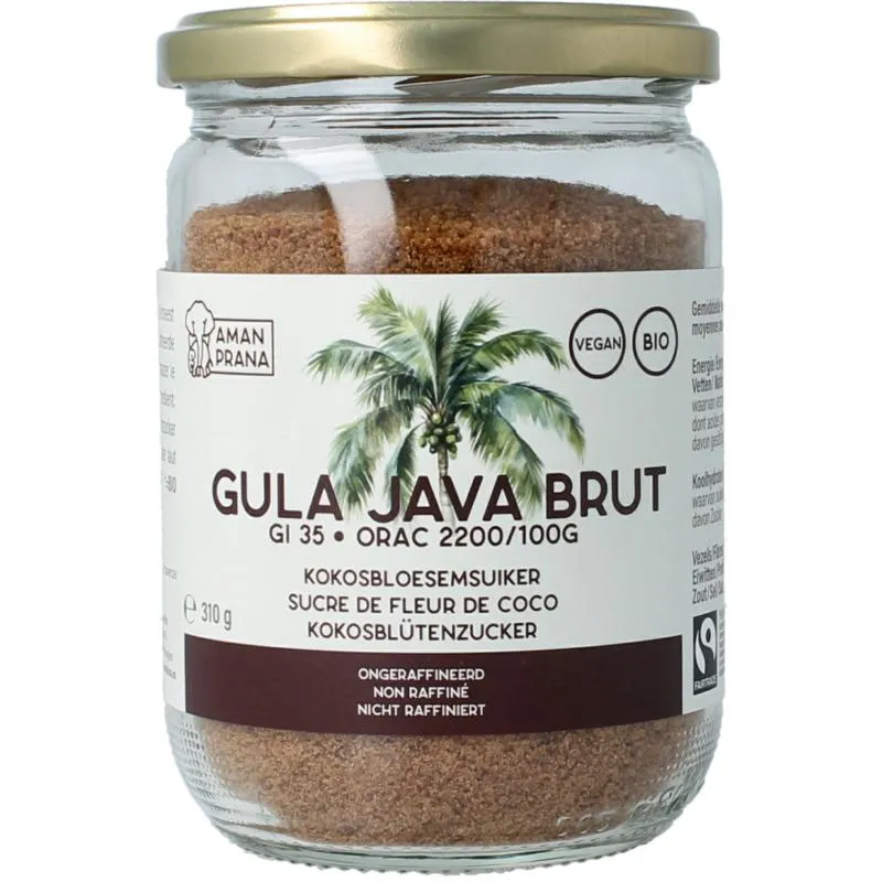 Amanprana Gula Java Brut Bio (310 gr)