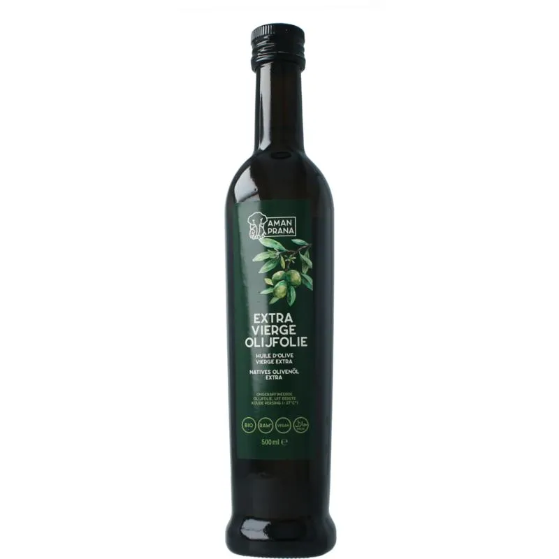 Amanprana Extra Vierge Olijfolie Bio (500 ml)