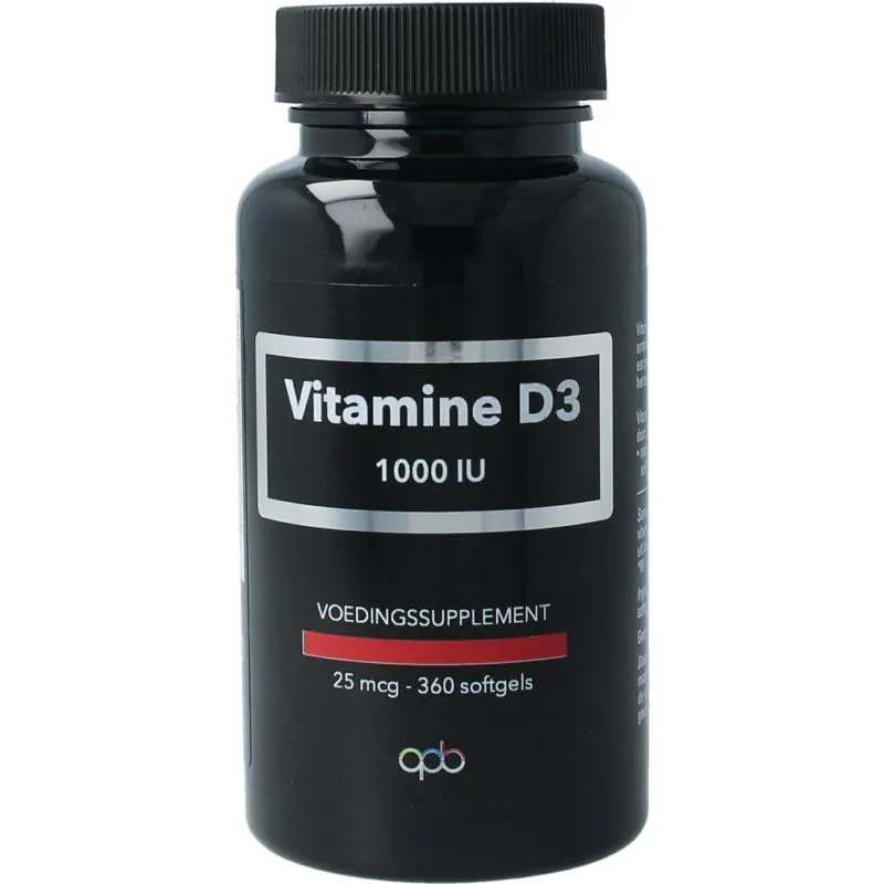 Apb Holland Vitamine D3 1000IU 25mcg (360 softgels)