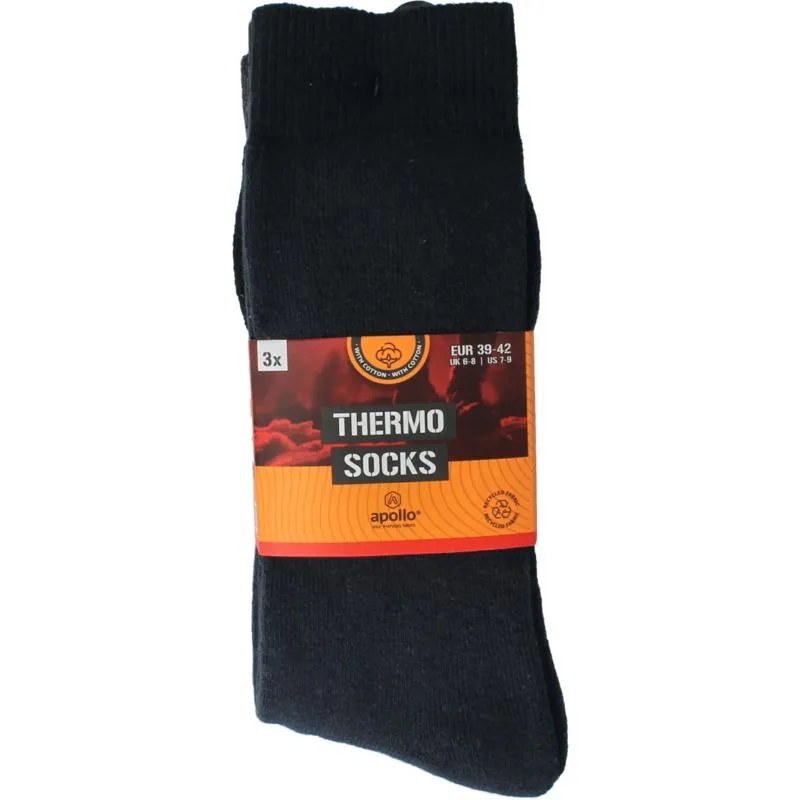 Apollo Thermosok 39-42 Assorti Donker (3 paar)