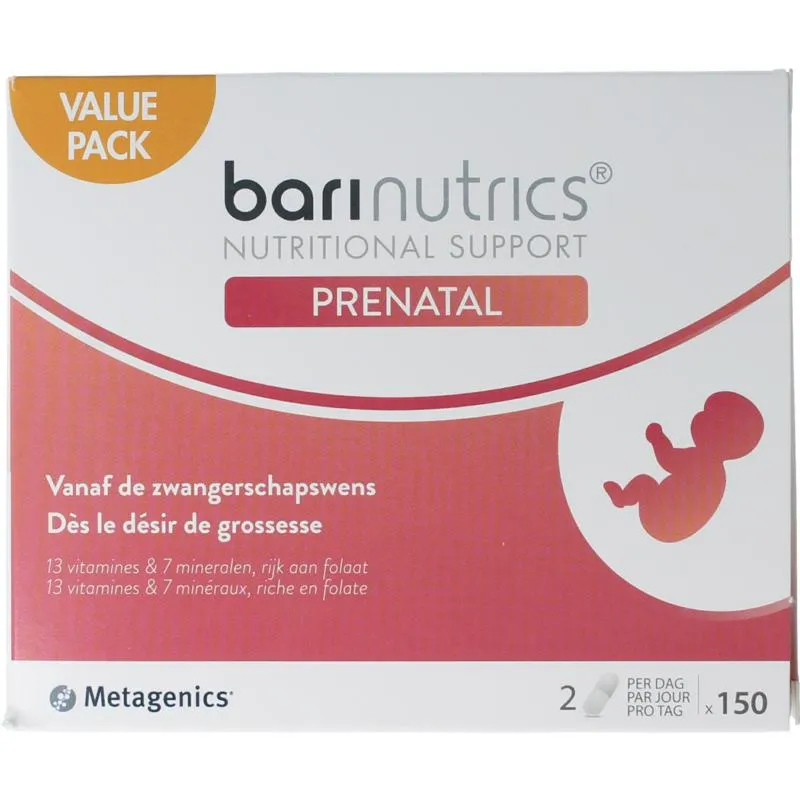 Barinutrics Prenatal NFD (150 capsules)