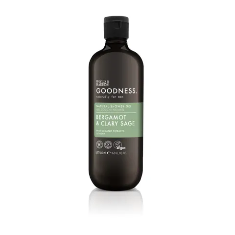 Baylis & Harding Goodness Men Showergel Bergamot & Clary Sage (500 ml)