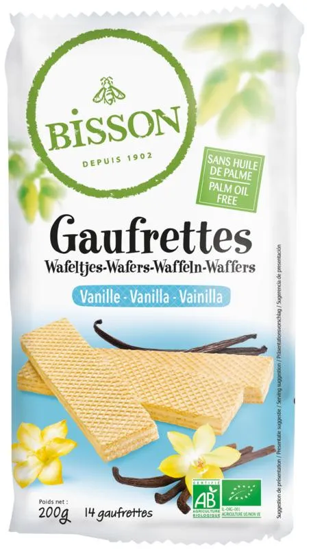 Bisson Vanille Wafels Bio (200 gr)